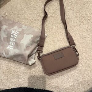 Dagne Dover Taupe Crossbody Bag